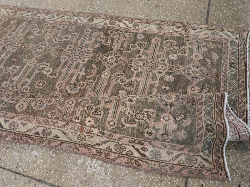 Vintage Persian Malayer Long Runner, No.22459 - Gsblank