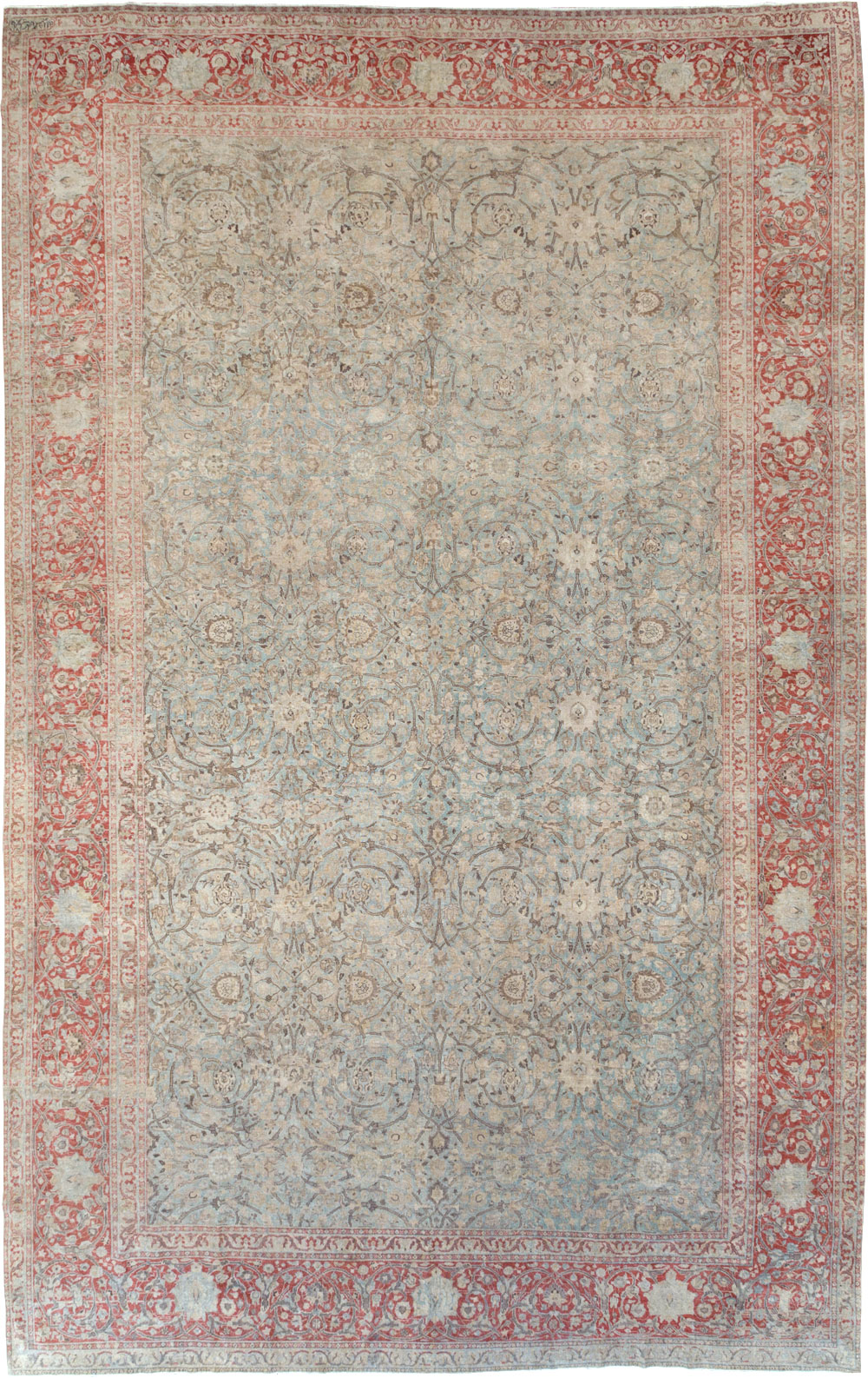 Antique Persian Oversize Tabriz Carpet, No.22460 - Gsblank