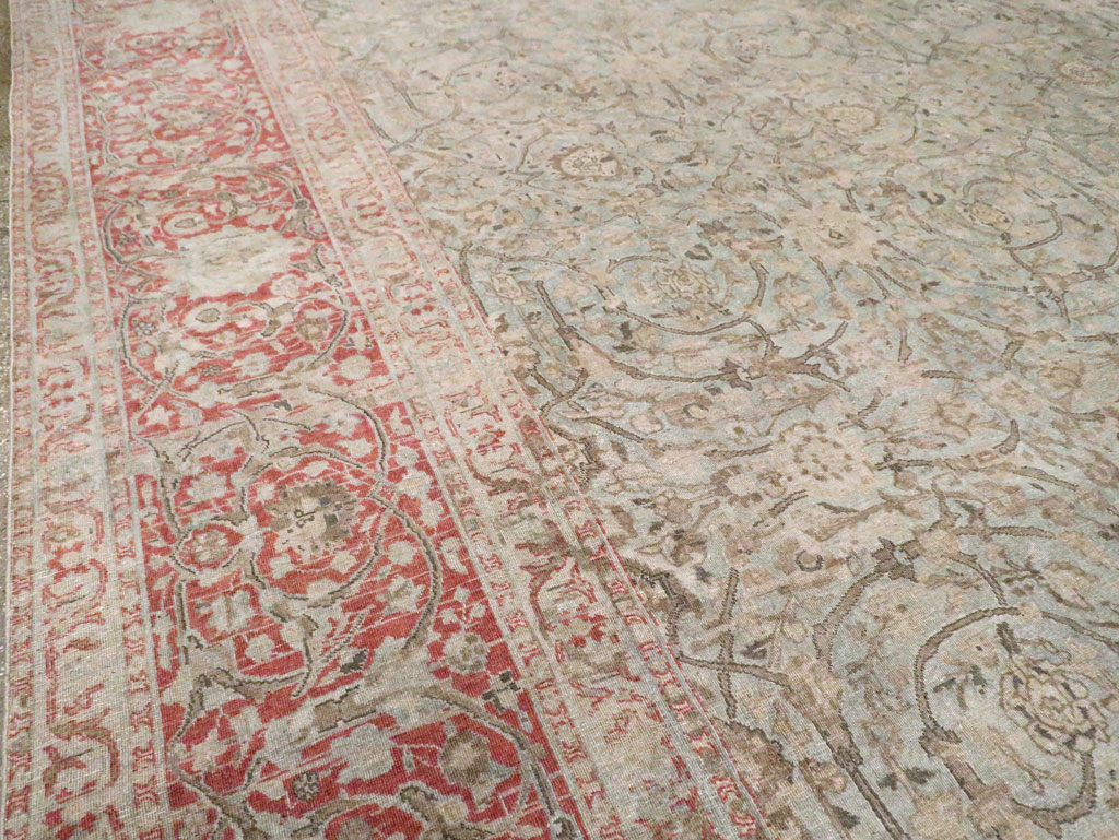 Antique Persian Oversize Tabriz Carpet, No.22460 - Gsblank