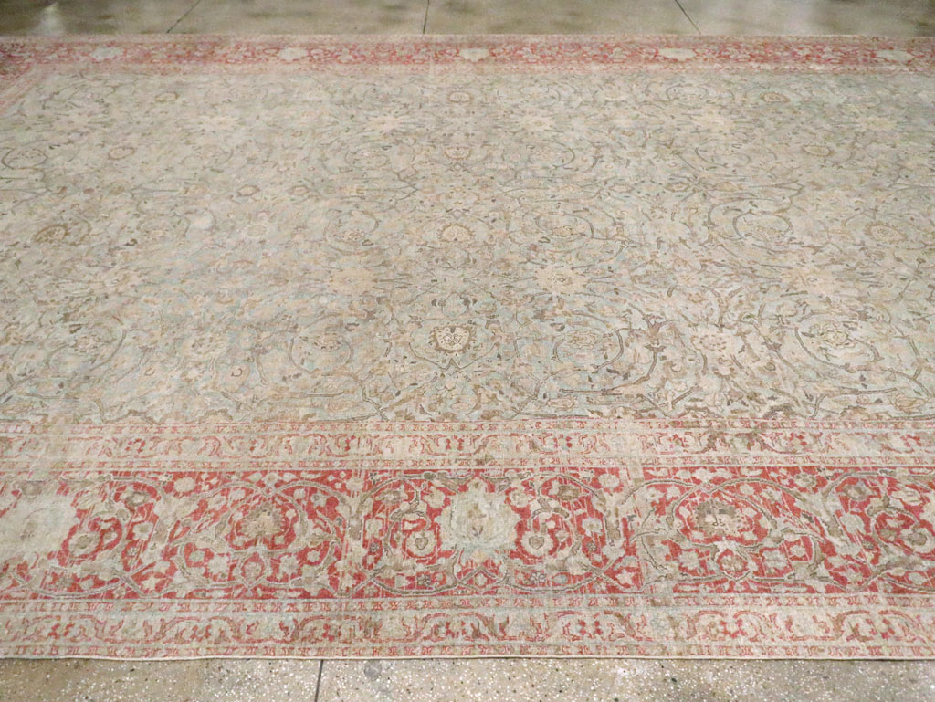 Antique Persian Oversize Tabriz Carpet, No.22460 - Gsblank