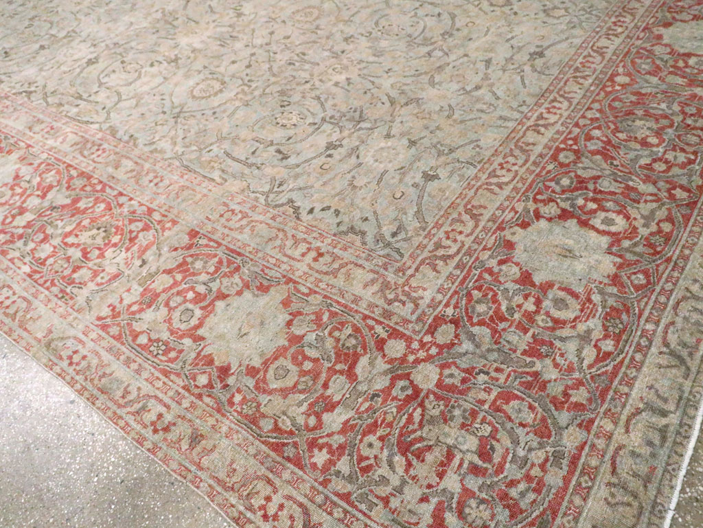Antique Persian Oversize Tabriz Carpet, No.22460 - Gsblank