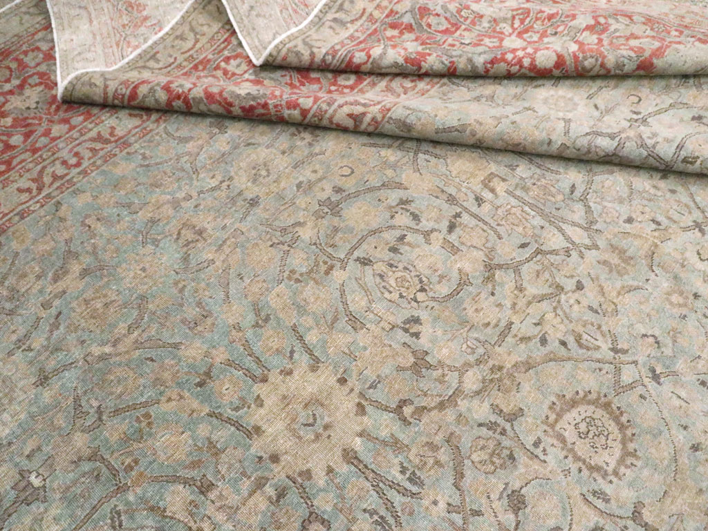 Antique Persian Oversize Tabriz Carpet, No.22460 - Gsblank