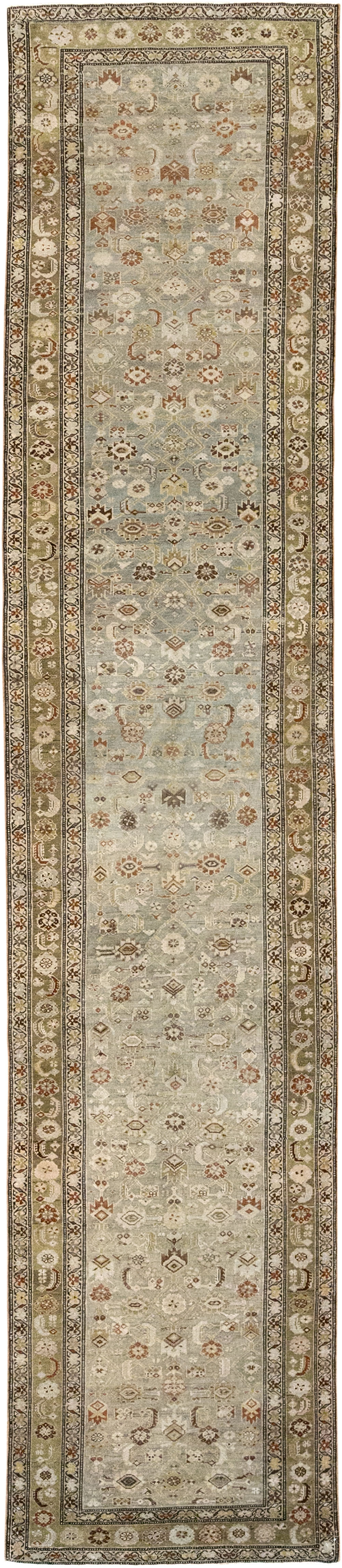 Vintage Persian Malayer Runner, No.22465 - Gsblank
