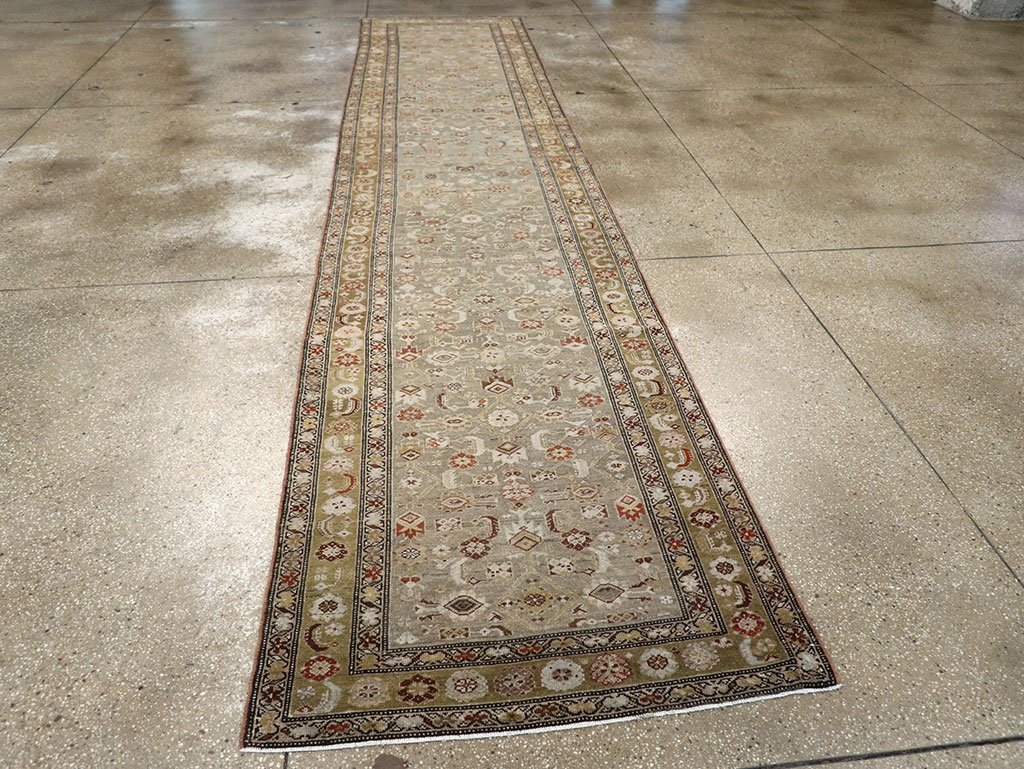 Vintage Persian Malayer Runner, No.22465 - Gsblank