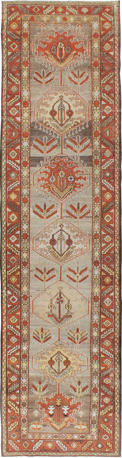 Antique Persian Heriz Runner, No.22467 - Gsblank