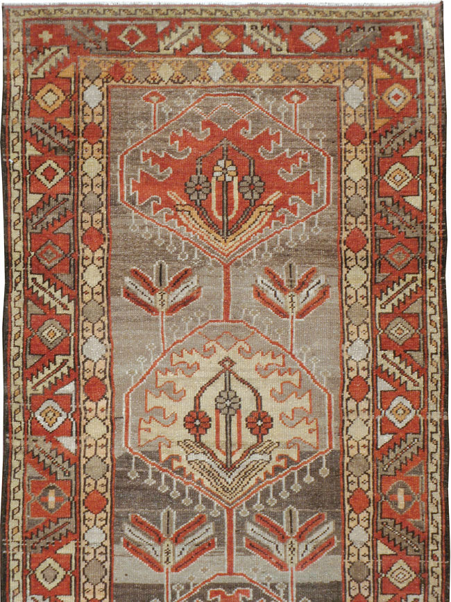 Antique Persian Heriz Runner, No.22467 - Gsblank