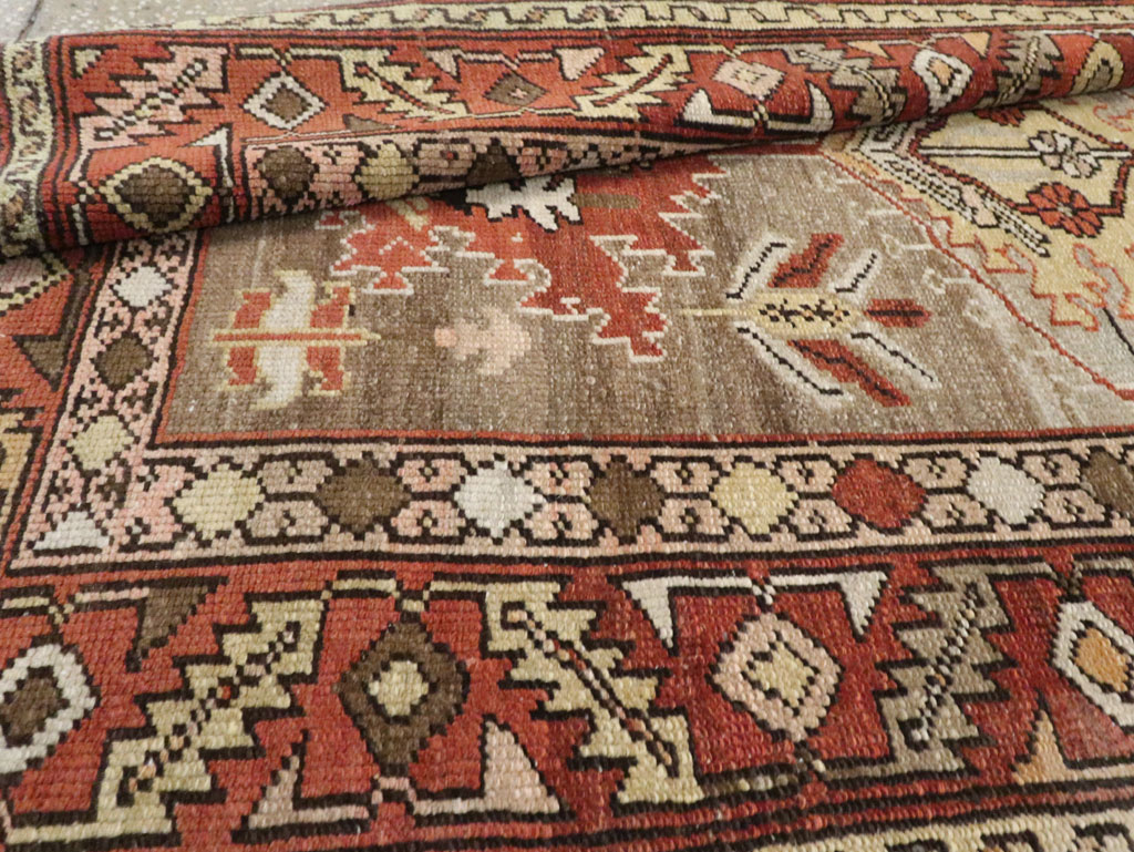Antique Persian Heriz Runner, No.22467 - Gsblank