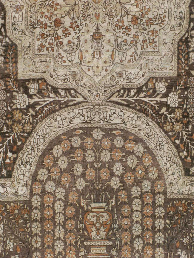 Antique Persian Yazd Carpet, No.22473 - Gsblank