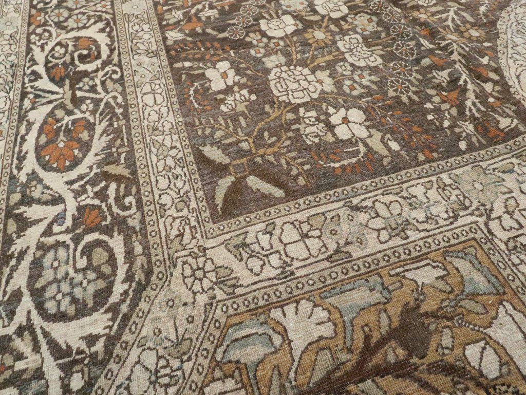 Antique Persian Yazd Carpet, No.22473 - Gsblank