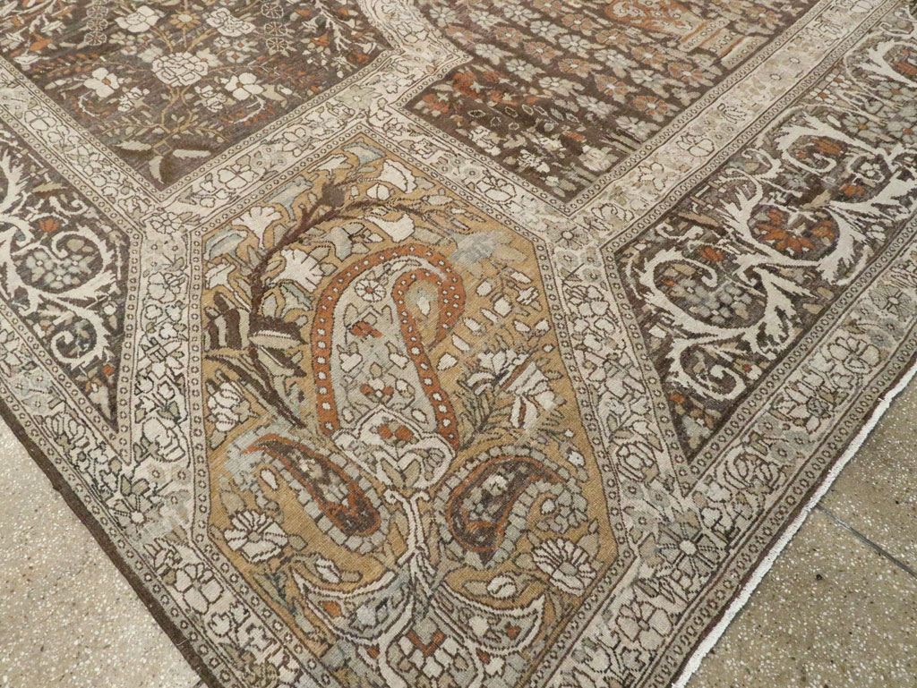 Antique Persian Yazd Carpet, No.22473 - Gsblank