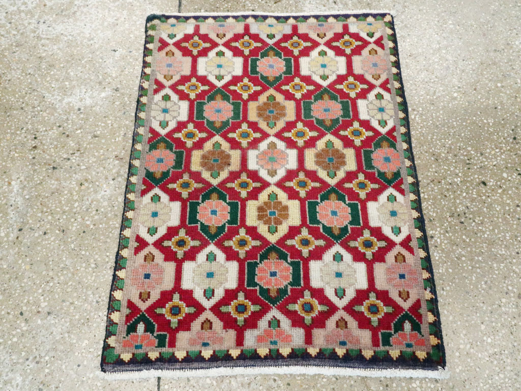 Vintage Persian Tabriz Rug (Pair: 1 of 2), No.22477 - Gsblank