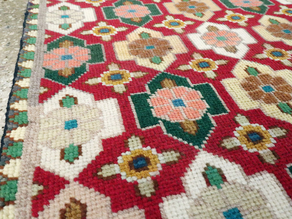 Vintage Persian Tabriz Rug (Pair: 1 of 2), No.22477 - Gsblank