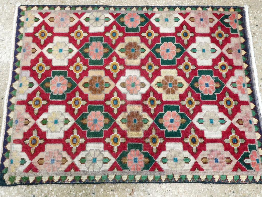 Vintage Persian Tabriz Rug (Pair: 1 of 2), No.22477 - Gsblank