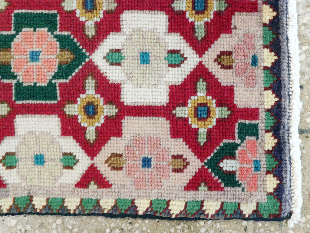 Vintage Persian Tabriz Rug (Pair: 1 of 2), No.22477 - Gsblank