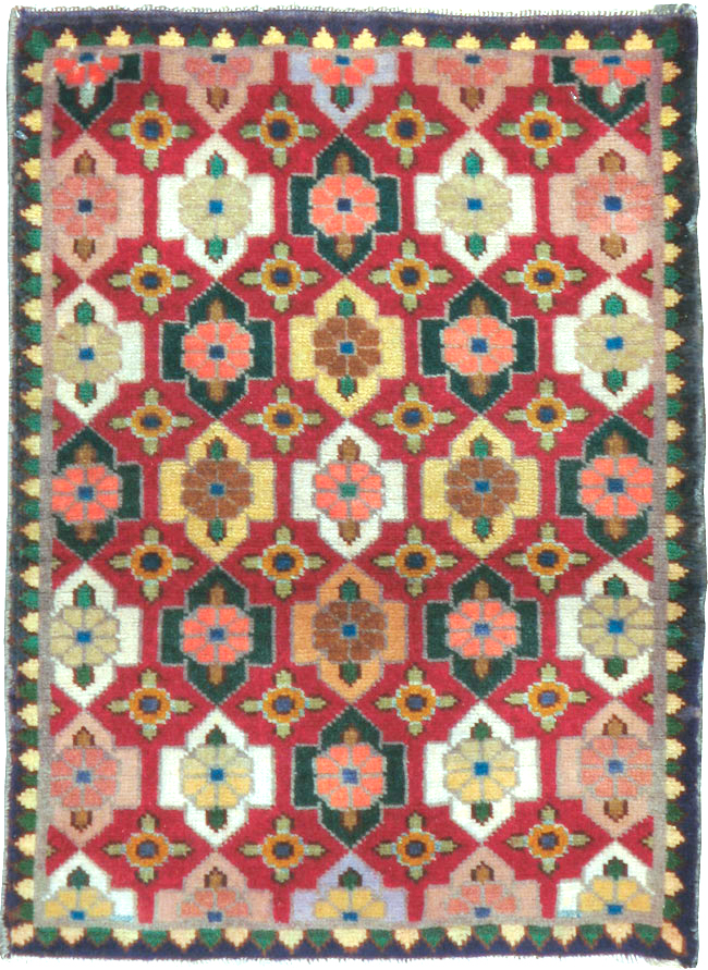 Vintage Persian Tabriz Rug (Pair: 2 of 2), No.22478 - Gsblank