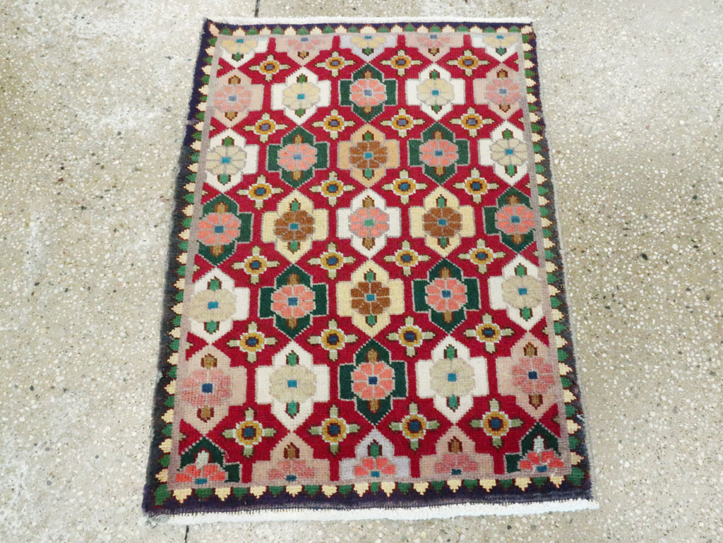 Vintage Persian Tabriz Rug (Pair: 2 of 2), No.22478 - Gsblank