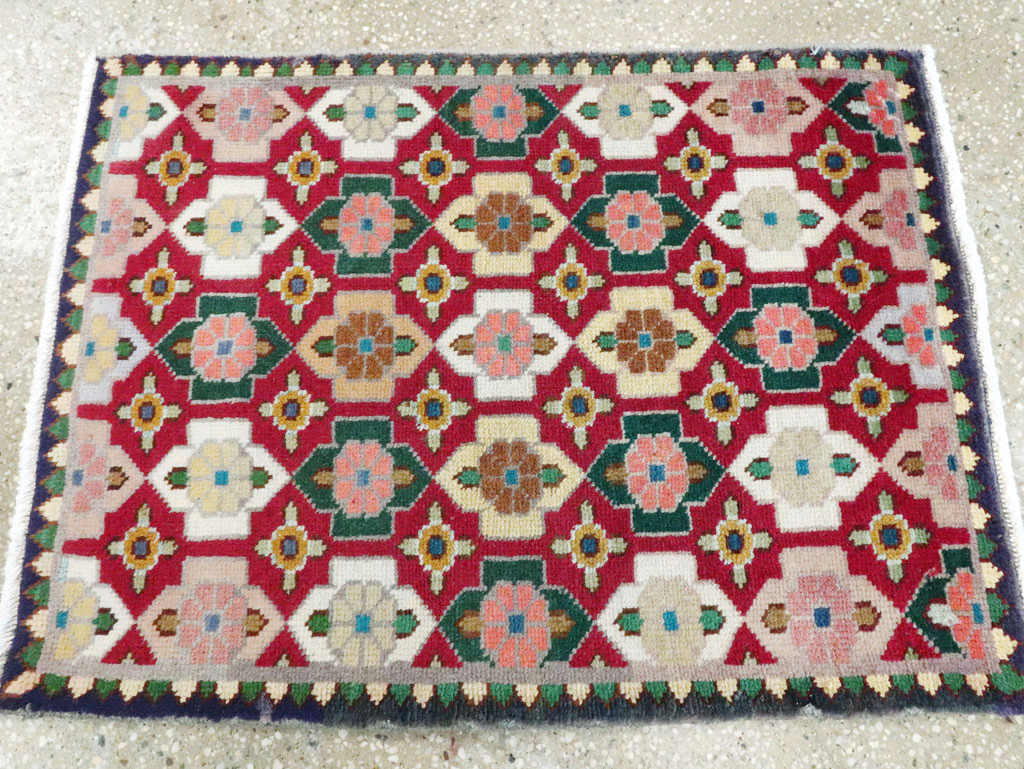 Vintage Persian Tabriz Rug (Pair: 2 of 2), No.22478 - Gsblank