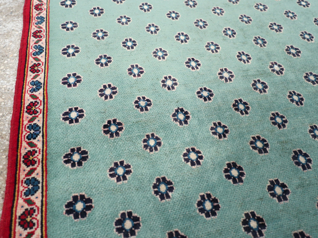 Vintage Kashan Modernist Rug, No.22480 - Gsblank