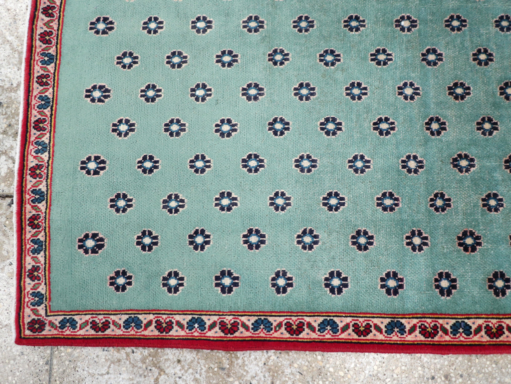 Vintage Kashan Modernist Rug, No.22480 - Gsblank