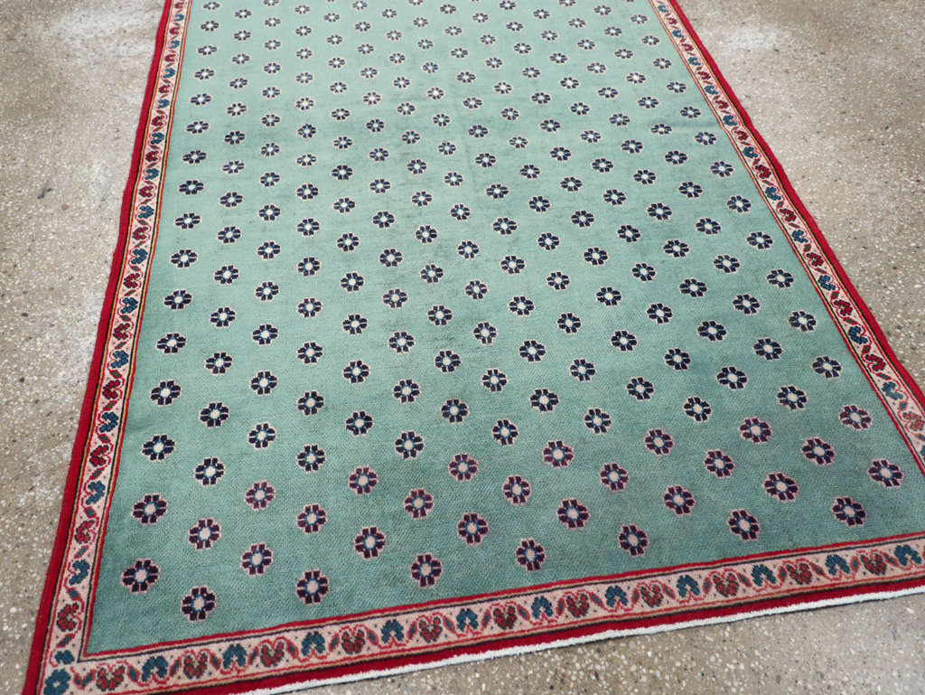 Vintage Kashan Modernist Rug, No.22480 - Gsblank