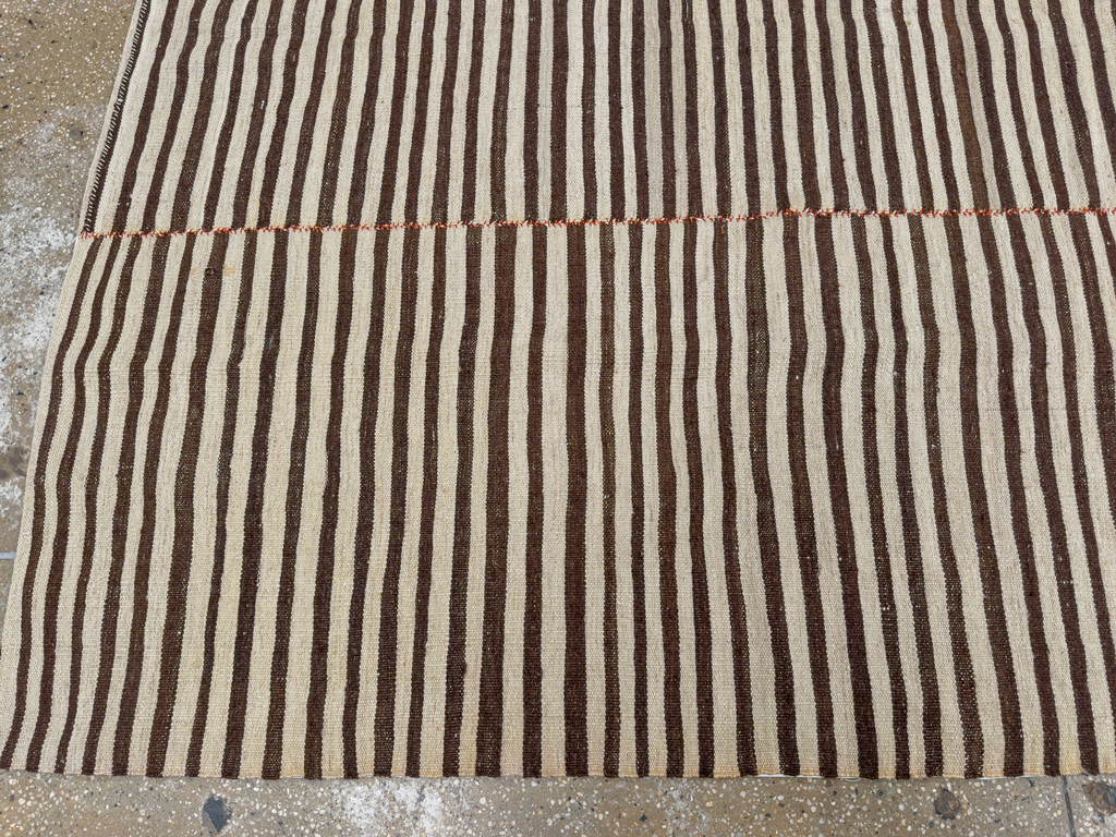 Vintage Persian Flatweave Kilim Gallery Rug, No.22485 - Gsblank