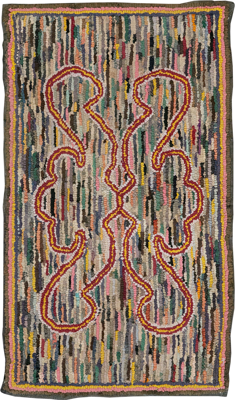 Antique American Hook Rug, No.22493 - Gsblank