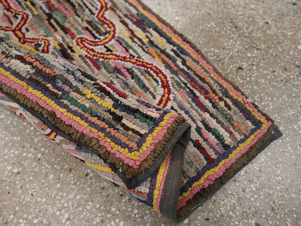 Antique American Hook Rug, No.22493 - Gsblank