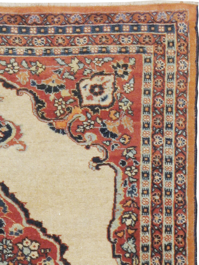 Antique Persian Tabriz Hagi Jalili Rug, No.22495 - Gsblank