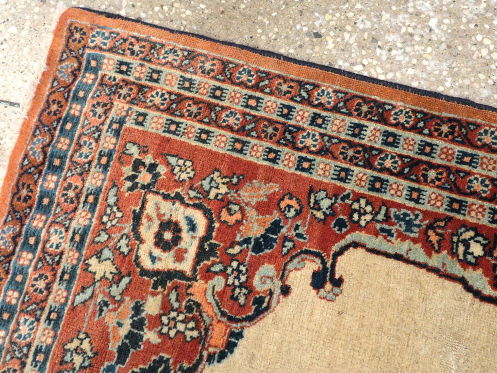 Antique Persian Tabriz Hagi Jalili Rug, No.22495 - Gsblank