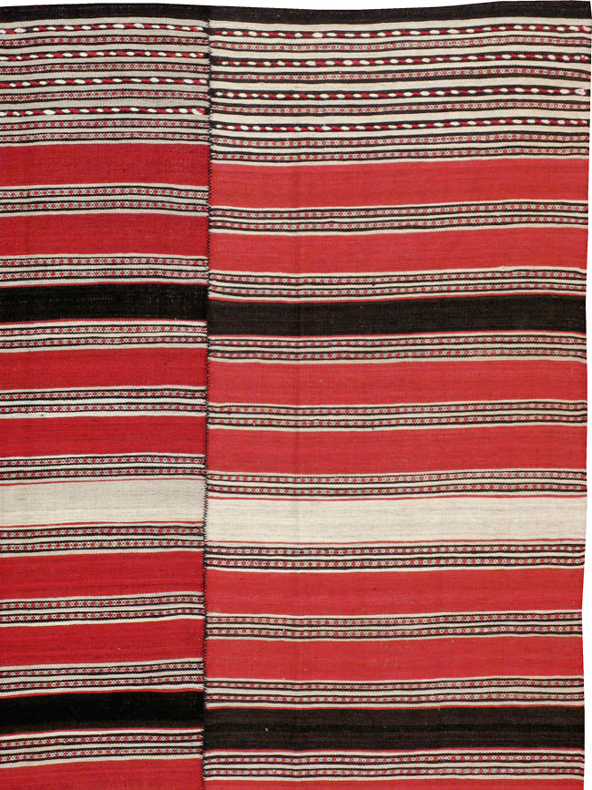 Vintage Persian Flat-weave Kilim, No.22508 - Gsblank