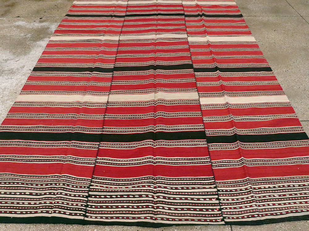 Vintage Persian Flat-weave Kilim, No.22508 - Gsblank