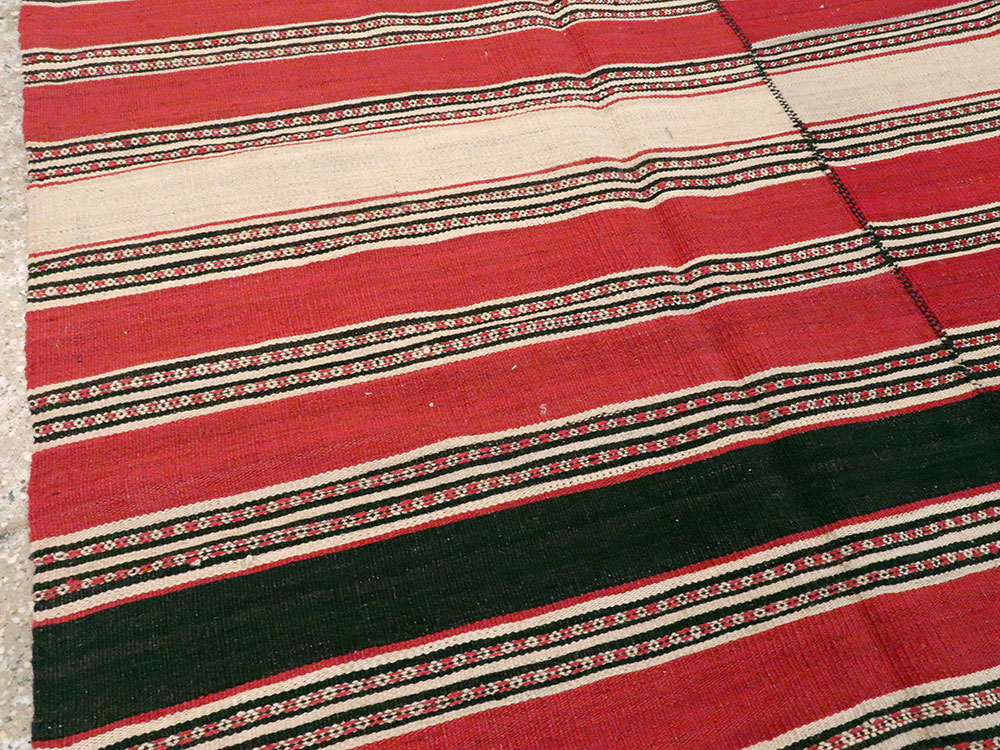 Vintage Persian Flat-weave Kilim, No.22508 - Gsblank