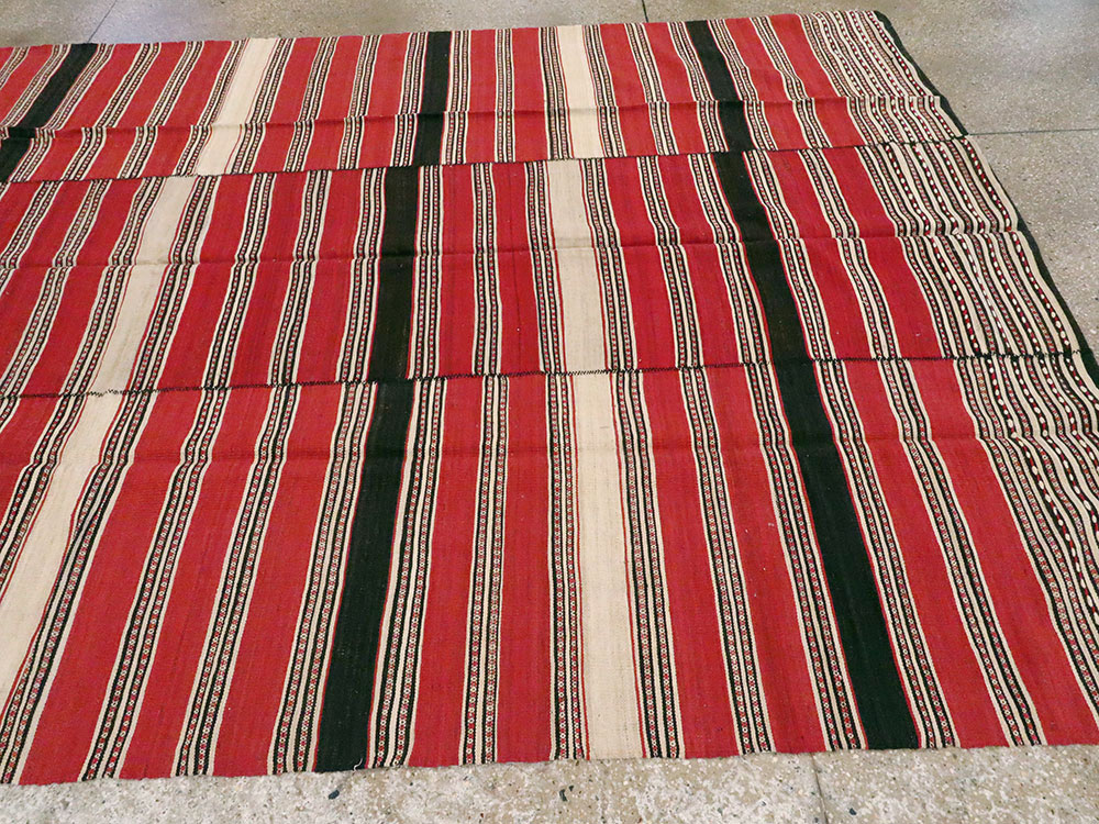 Vintage Persian Flat-weave Kilim, No.22508 - Gsblank