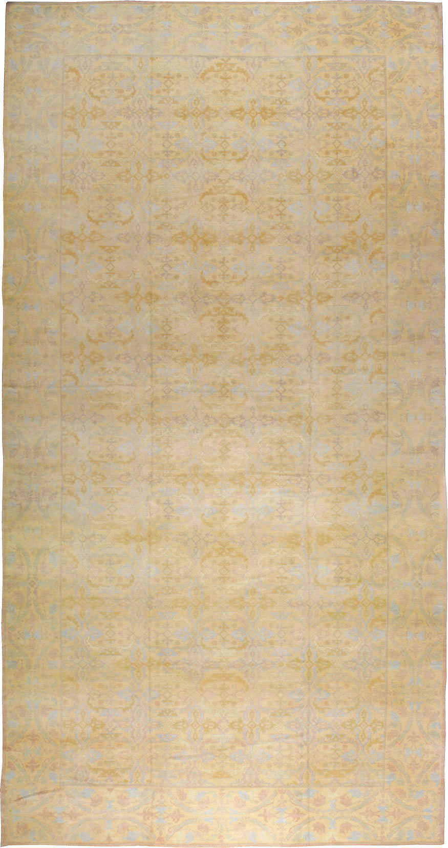 Vintage Spanish Cuenca Oversize Carpet, No.22524 - Gsblank