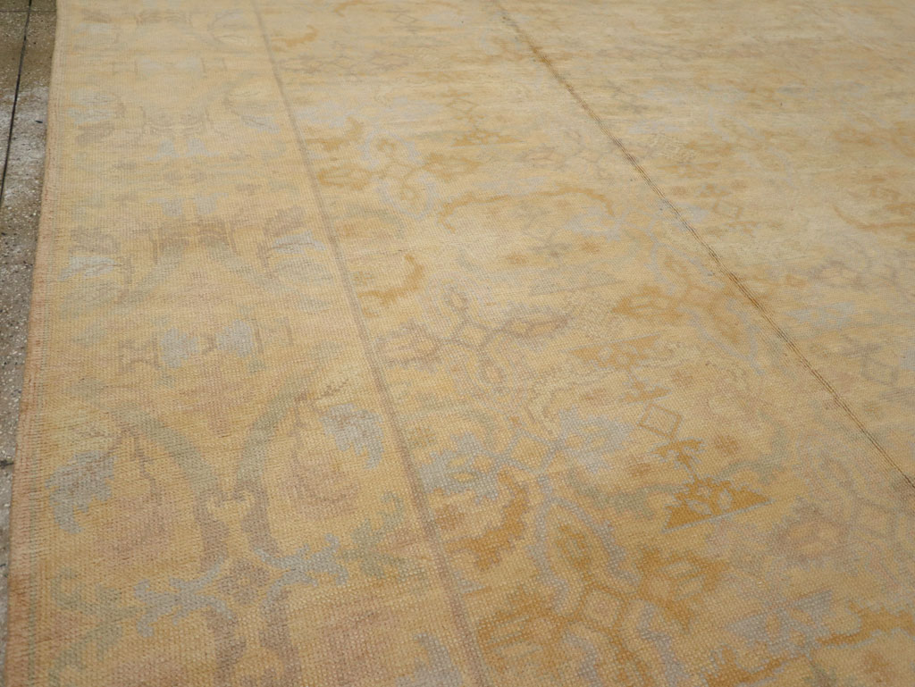 Vintage Spanish Cuenca Oversize Carpet, No.22524 - Gsblank