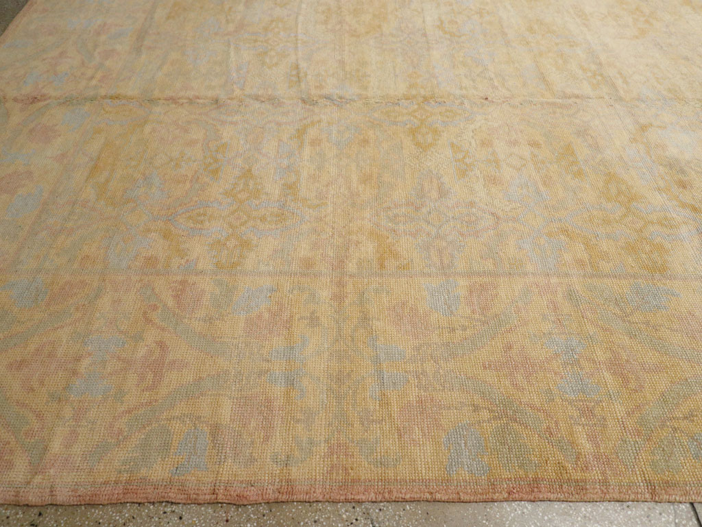 Vintage Spanish Cuenca Oversize Carpet, No.22524 - Gsblank