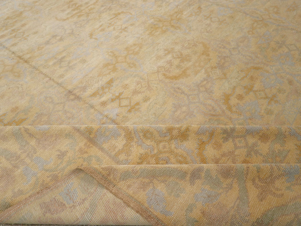 Vintage Spanish Cuenca Oversize Carpet, No.22524 - Gsblank