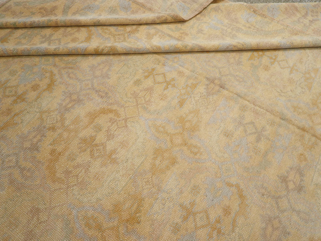 Vintage Spanish Cuenca Oversize Carpet, No.22524 - Gsblank