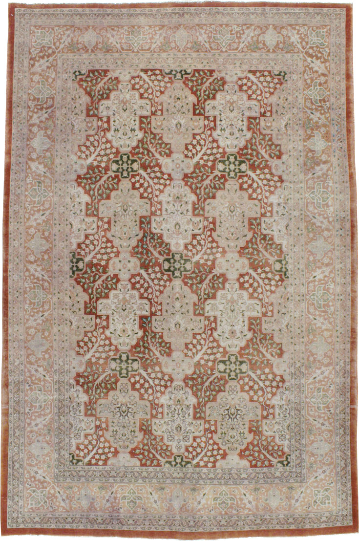 Vintage Persian Tabriz Carpet, No.22528 - Gsblank