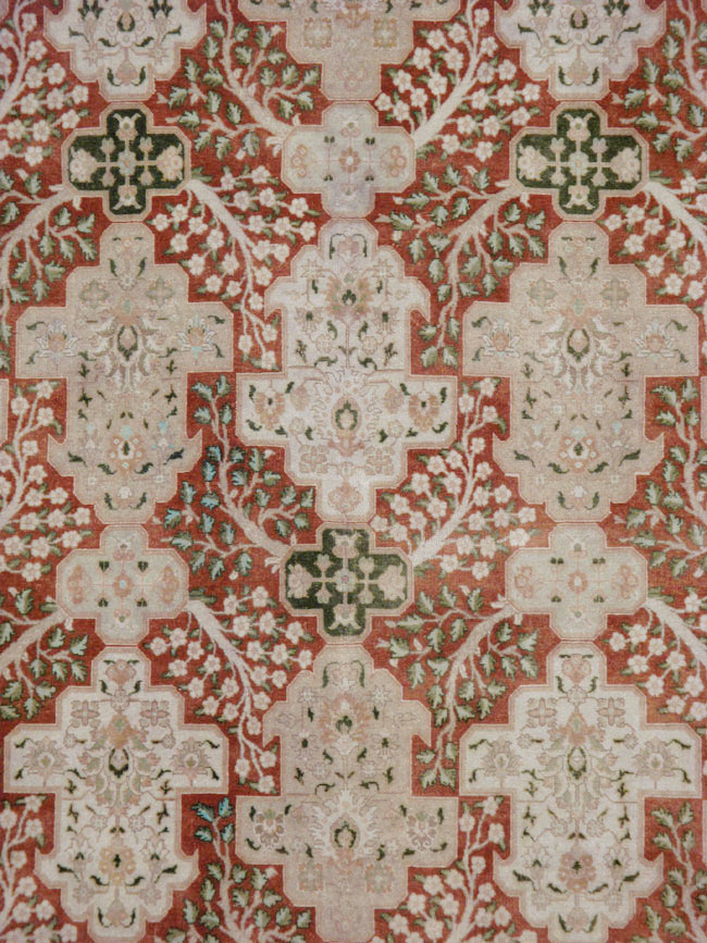 Vintage Persian Tabriz Carpet, No.22528 - Gsblank