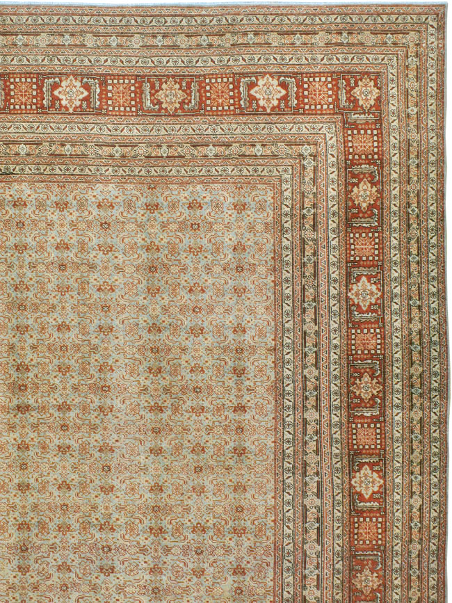 Antique Persian Tabriz Carpet, No.22529 - Gsblank