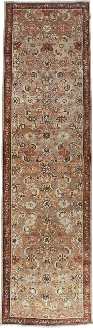 Vintage Persian Malayer Runner, No.22532 - Gsblank