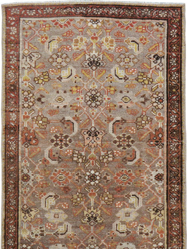 Vintage Persian Malayer Runner, No.22532 - Gsblank