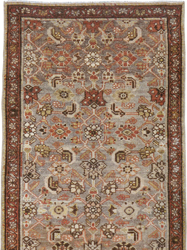 Vintage Persian Malayer Runner, No.22532 - Gsblank