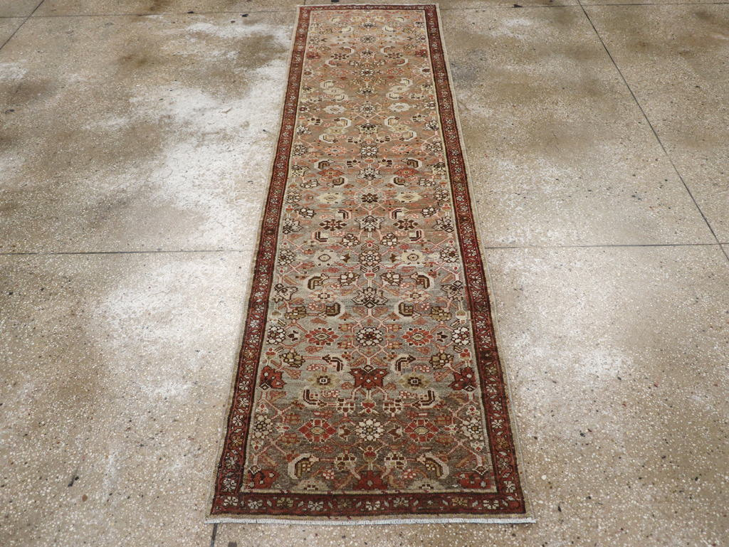 Vintage Persian Malayer Runner, No.22532 - Gsblank