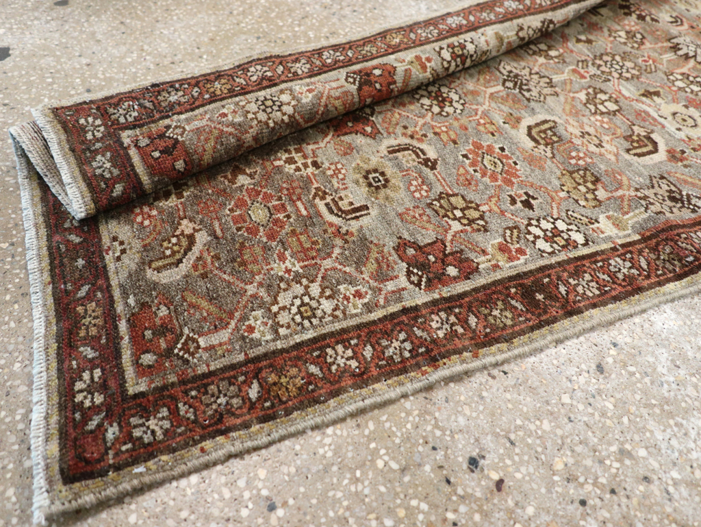 Vintage Persian Malayer Runner, No.22532 - Gsblank