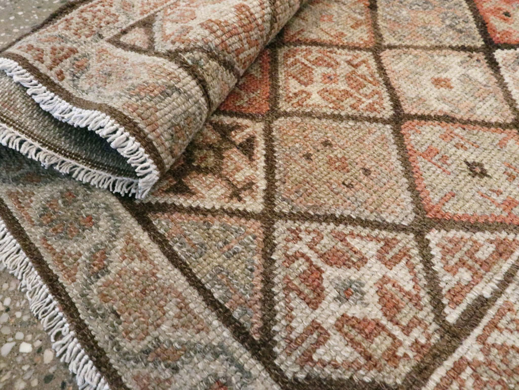 Antique Persian Kurdish Square Rug (Pair: 1 of 2), No.22534 - Gsblank