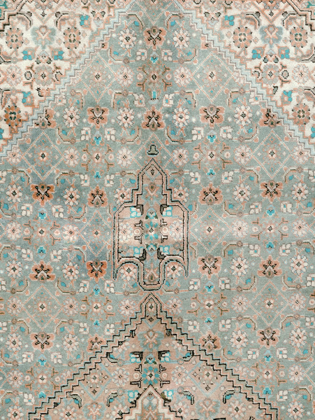 Vintage Persian Tabriz Room Size Carpet, No.22542 - Gsblank