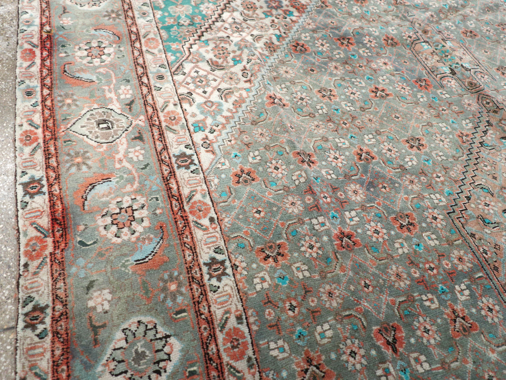Vintage Persian Tabriz Room Size Carpet, No.22542 - Gsblank