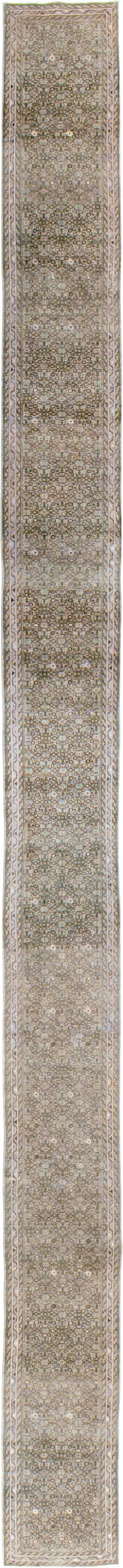 Vintage Persian Malayer Long Runner, No.22548 - Gsblank